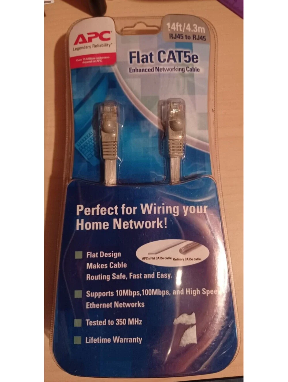 APC Flat Cat5E Enhanced Networking Cable R345 tp R345